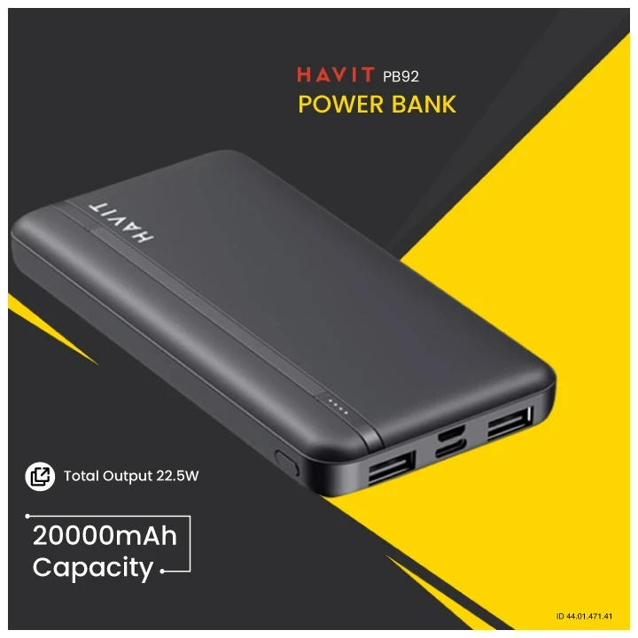 Hoco J10 10000Mah Dual USB Power Bank