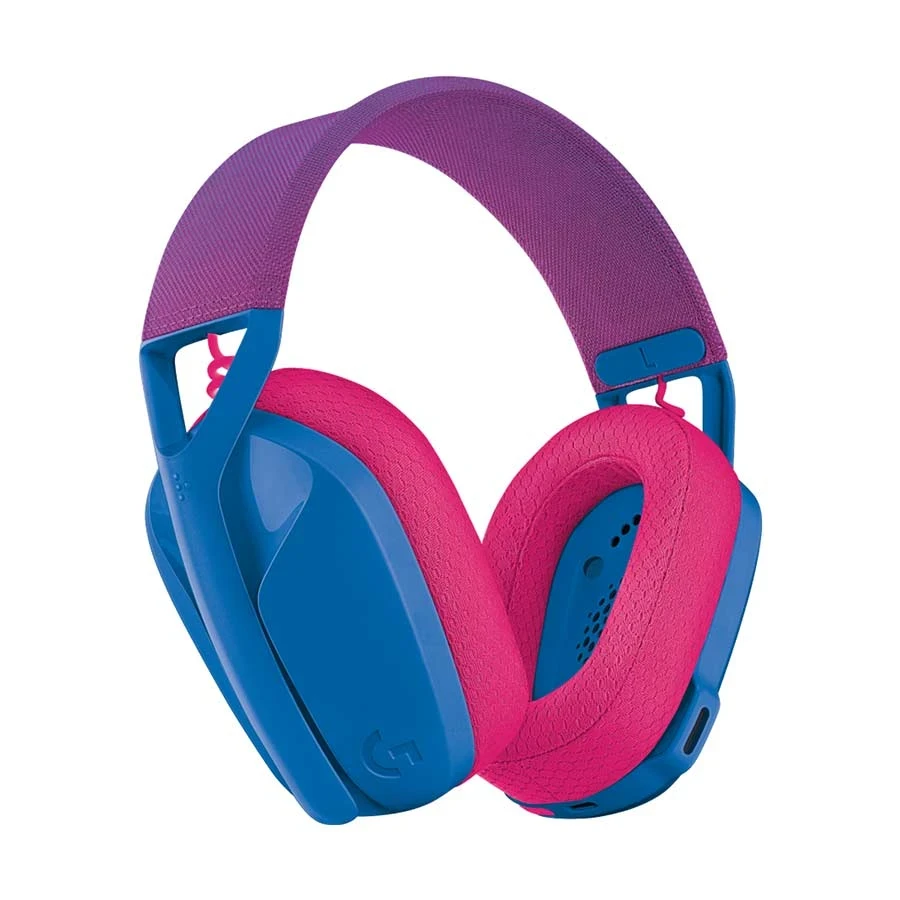 Logitech G435 Bluetooth Blue and Raspberry Gaming Headphone # 981-001061 / 981-001063