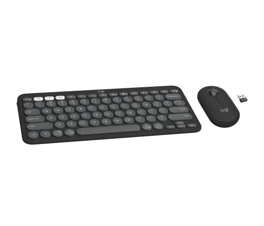 Logitech Pebble 2 Tonal Graphite Bluetooth Keyboard & Mouse Combo #920-012187/920-012200