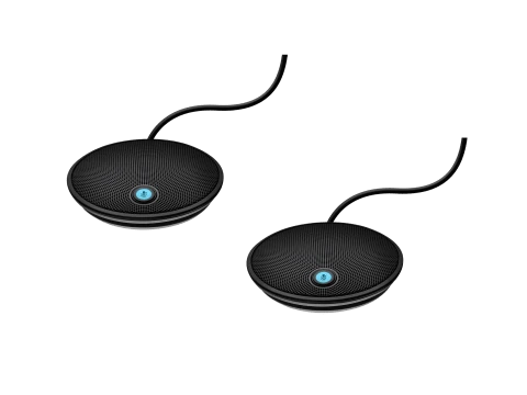 Logitech Group Expansion Microphones (Pair) for Larger Video & Audio Conferencing