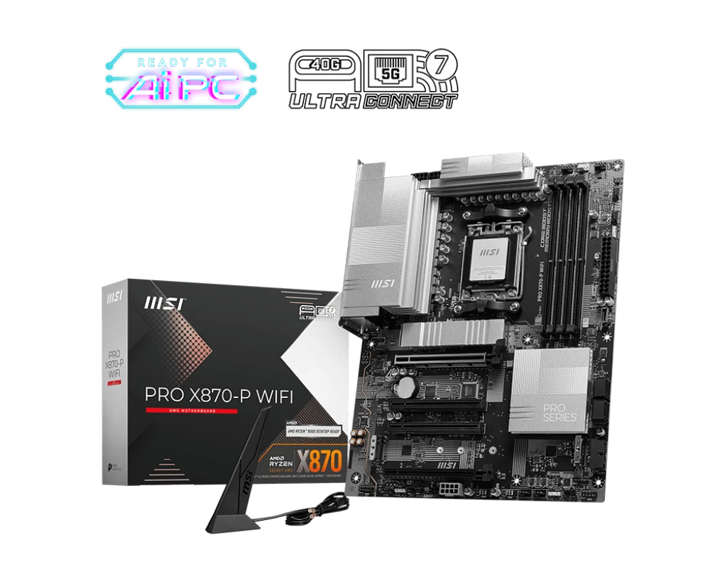 MSI PRO X870-P (Wi-Fi 7) DDR5 AMD Motherboard
