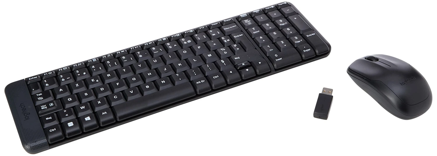 Logitech MK220 Black-Grey Wireless Keyboard & Mouse Combo with Bangla #920-013032