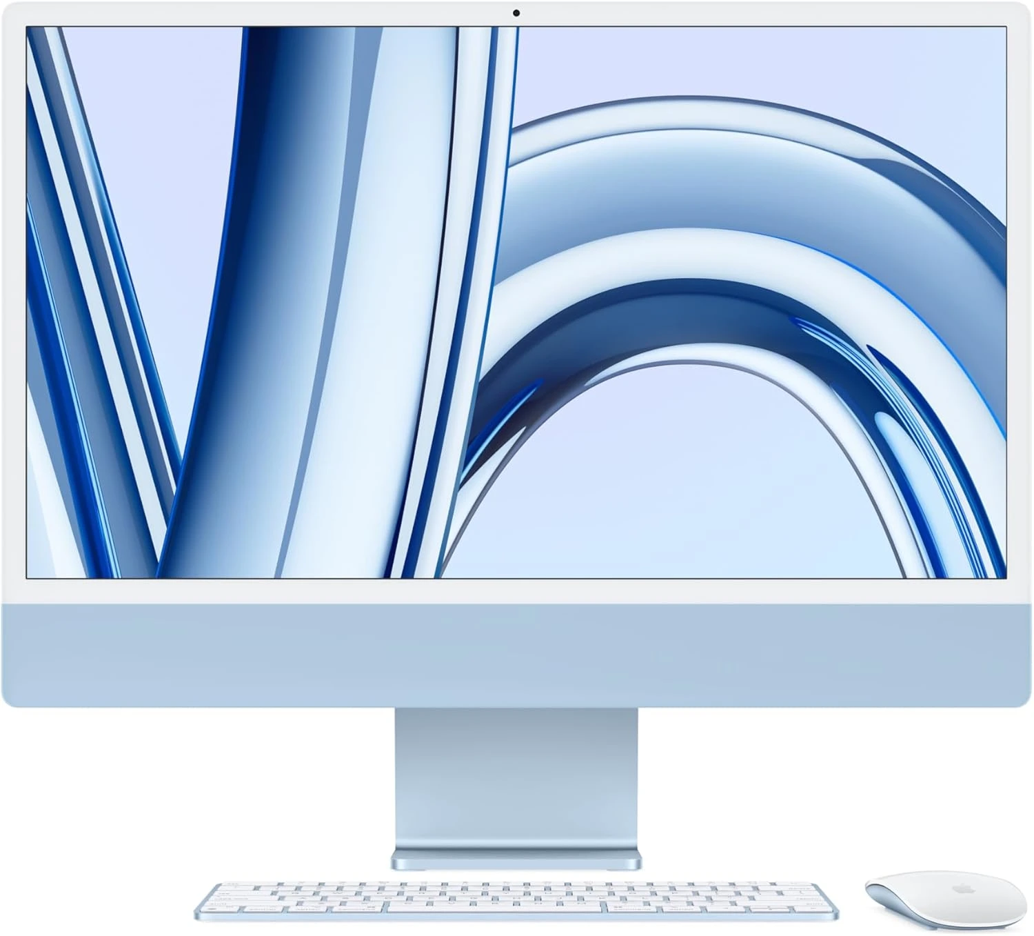 Apple iMac (Late 2023, 4 Port) 24 Inch 4.5K Retina Display Apple M3 Chip 16GB 1TB SSD Blue All in One PC