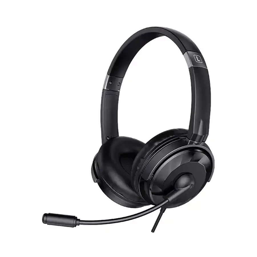 Havit H217D Wired Black Stereo Headphone with Microphone