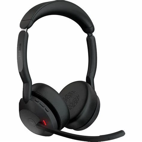 Jabra Evolve2 55 Link380a MS Stereo Bluetooth Black Headphone #25599-999-999