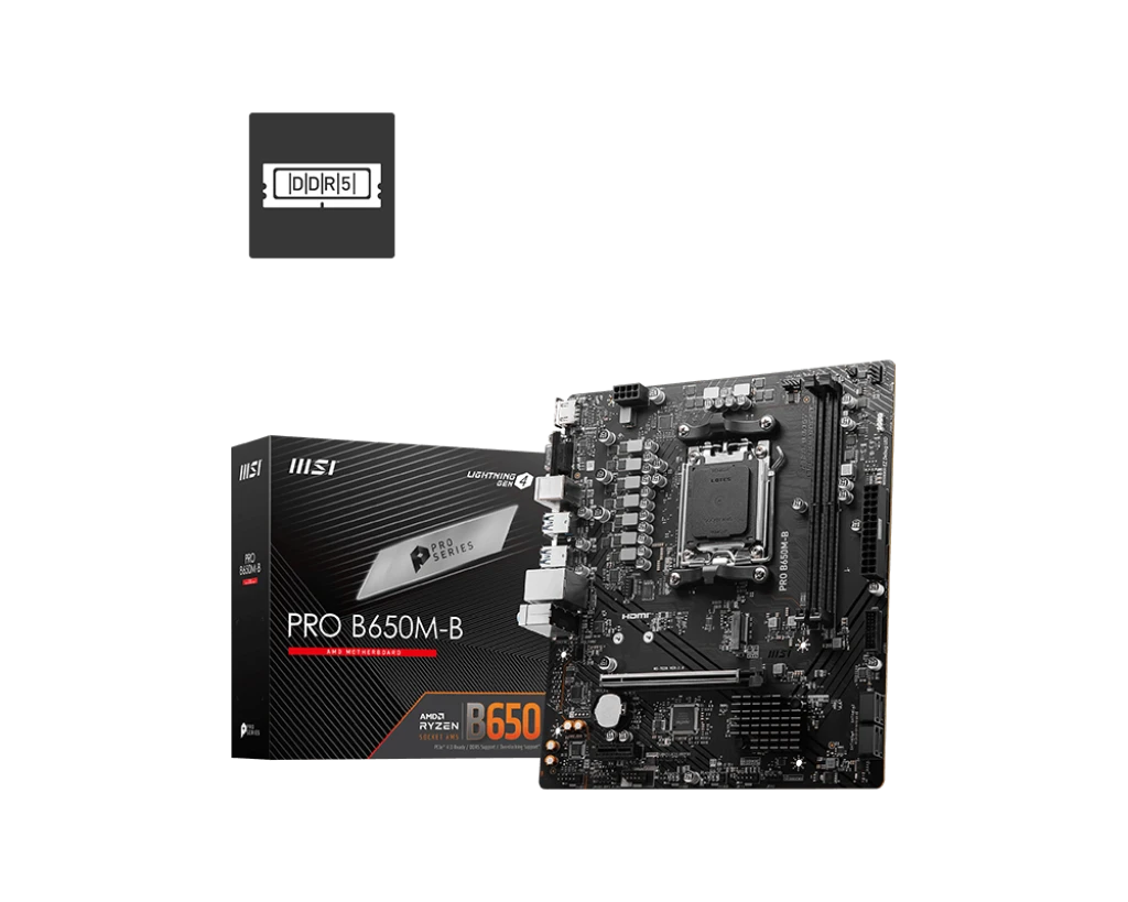 MSI PRO B650M-B DDR5 AMD Motherboard