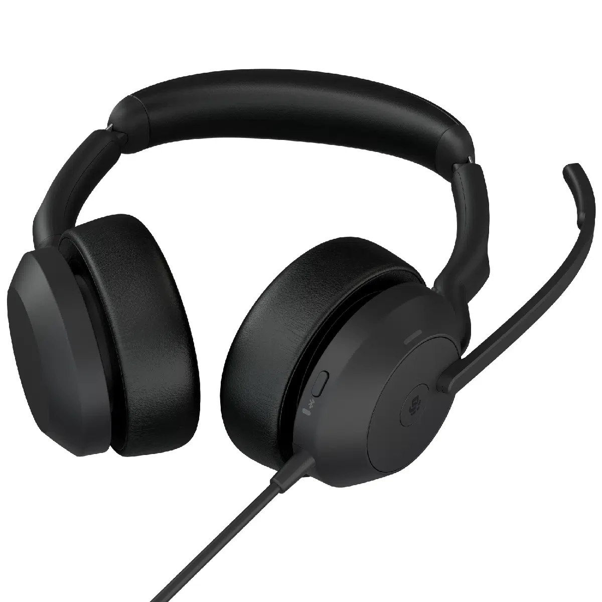Jabra Evolve2 50 MS Stereo Wired USB-A Bluetooth Black Headphone