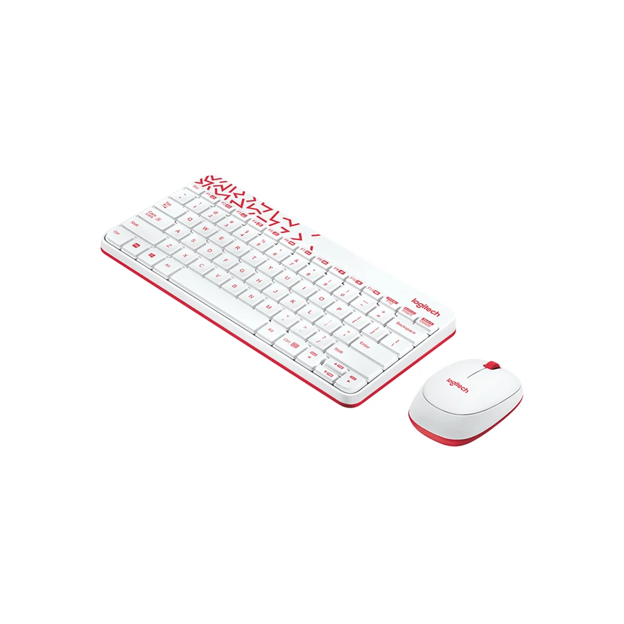 Logitech MK240 White Wireless Keyboard & Mouse Combo #920-008201
