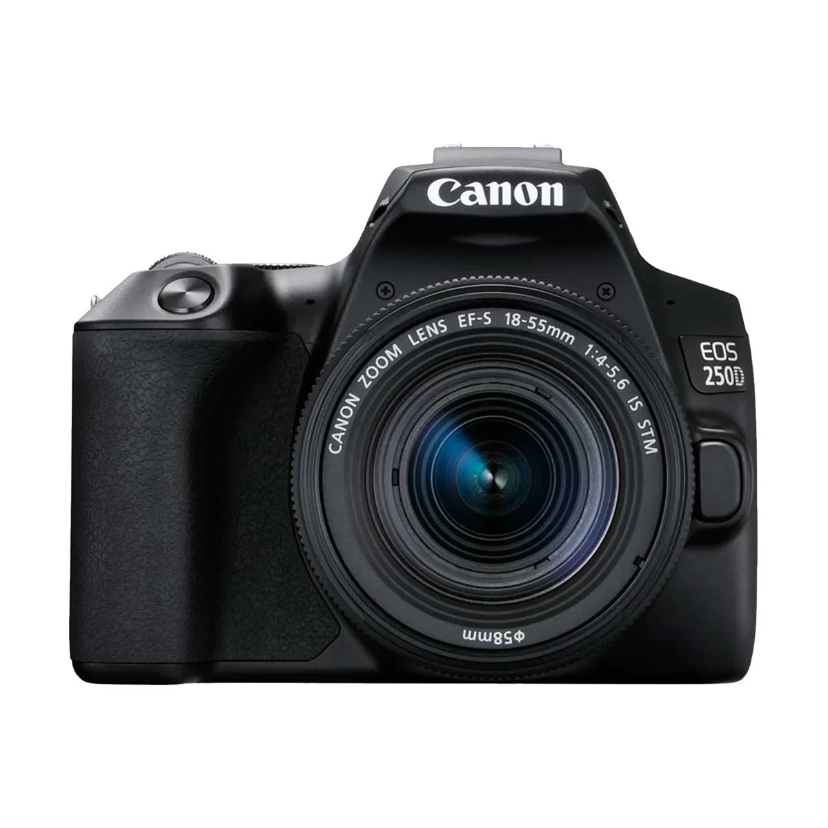 Canon EOS 250D Body with EF-S 18-55mm f/4-5.6 IS STM Lens (Black) (No Warranty)