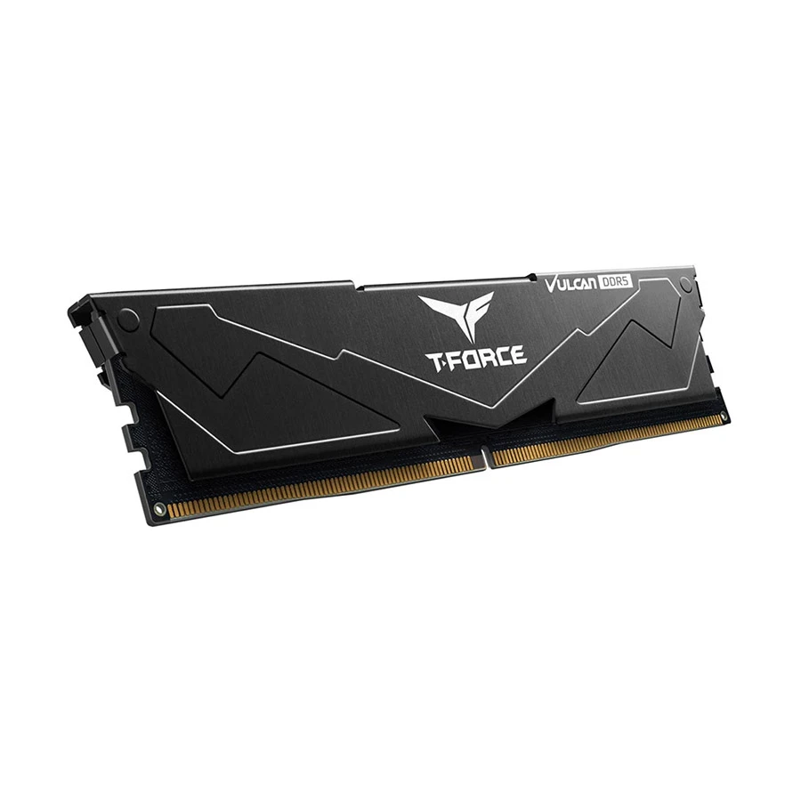 Team T-Force Vulcan 16GB DDR5 5600MHz Black Gaming Desktop RAM #FLBD516G5600HC36B01