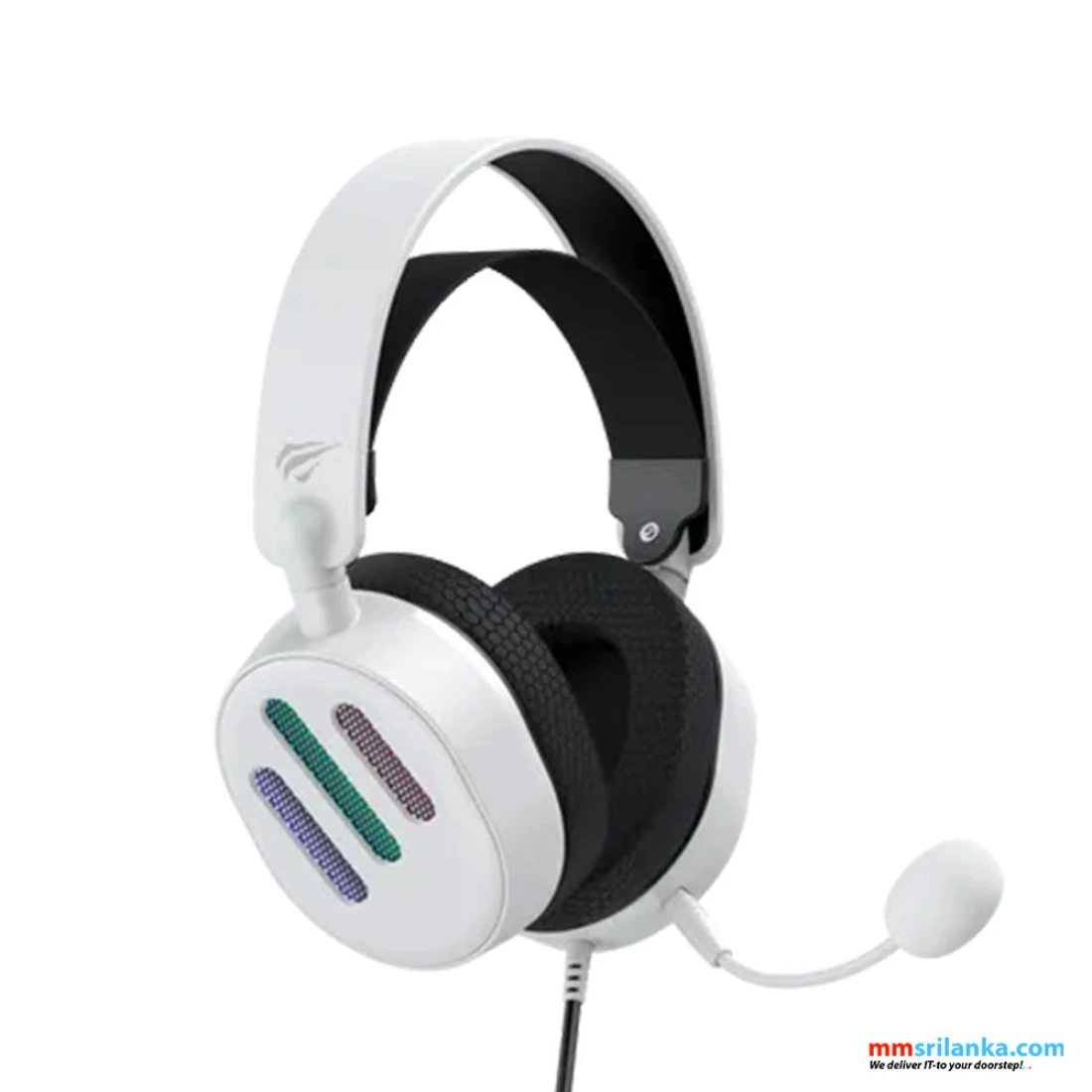 Havit Gamenote H2038U RGB Wired White & Black Gaming Headphone