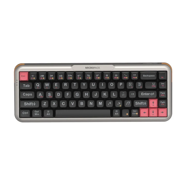 Micropack K-168WM RGB (Tri Mode) Hot Swap (Yellow Switch) Black Mechanical Gaming Keyboard