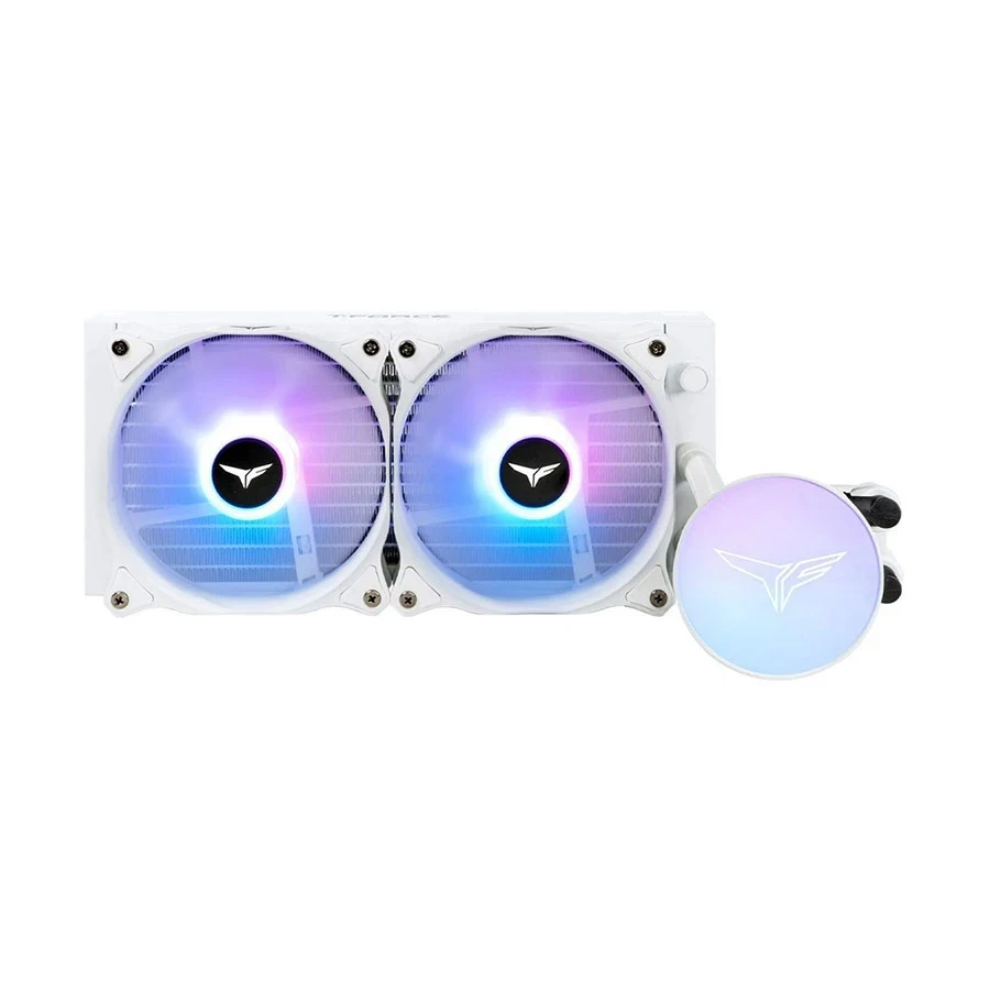 Team T-Force SIREN GD240E ARGB AIO White Liquid CPU Cooler #TB120602
