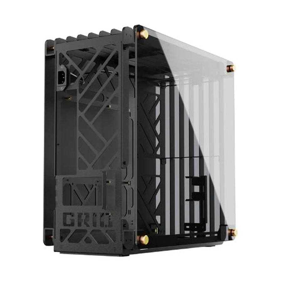 Value Top Mloong Series GRID Black Mid Tower Micro-ATX Gaming Desktop Casing