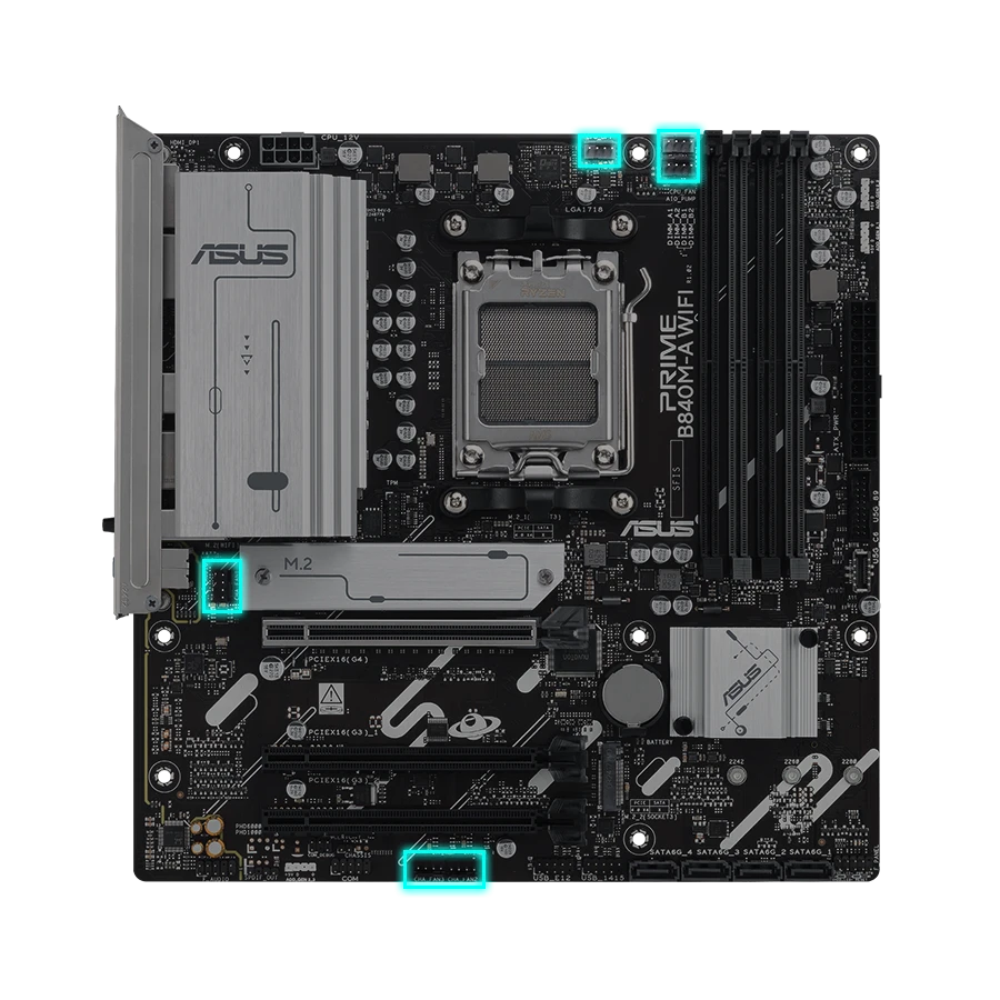 Asus PRIME B840M-A-CSM (Wi-Fi 6E) DDR5 AMD Motherboard #PRIME B840M-A WIFI-CSM