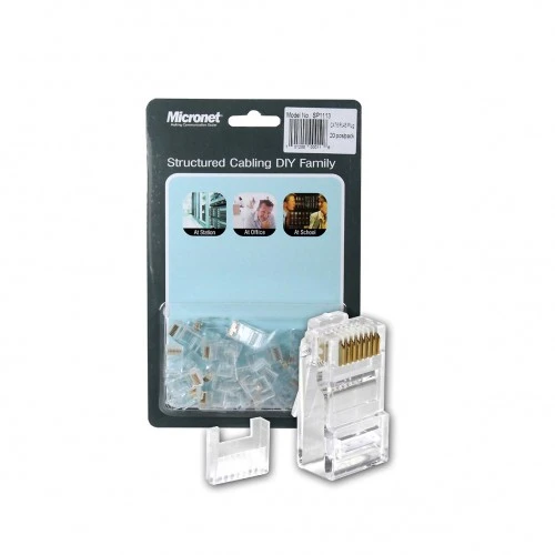 Micronet RJ45 CAT-6 Connector (1 Box=20Pcs)