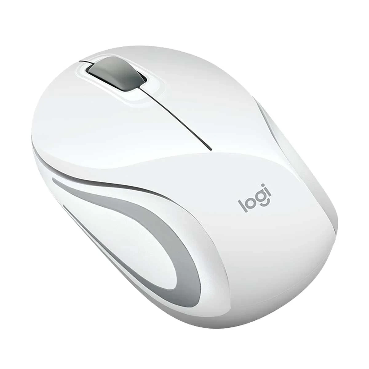 Logitech M187 White Wireless Mouse #910-005380