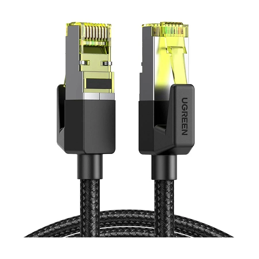 Ugreen NW107 (11229) Cat-7 F/FTP 0.5 Meter Black Network Cable # 11229, Patch Cord