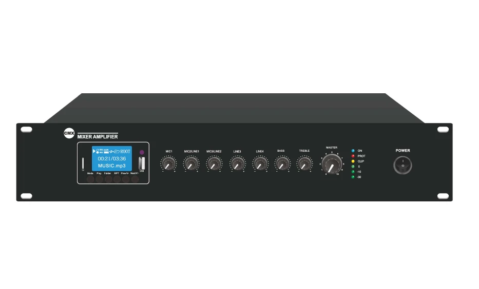 CMX EA-500A 500W PA Mixer Amplifier