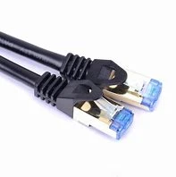 Vention VPC7SSTP-B150 Cat-7 SFTP, 1.5 Meter, Black Patch Cable #VPC7SSTP-B150