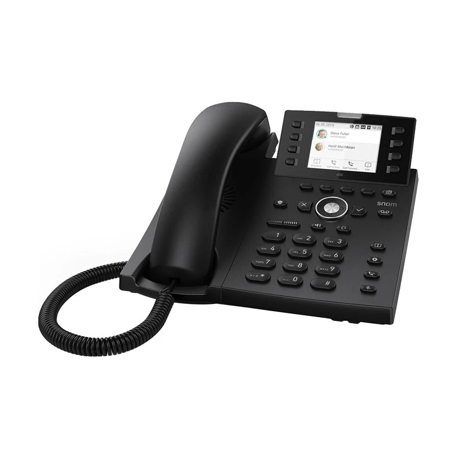 SNOM D335 12-SIP PoE Desk Black IP Phone Set