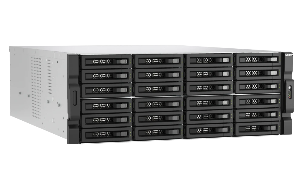 QNAP TL-R2400PES-RP 24 Bays Mini SAS (SFF-8644) Input & Output / SATA III Expansion Unit for Network Storage (5 Year Warranty)