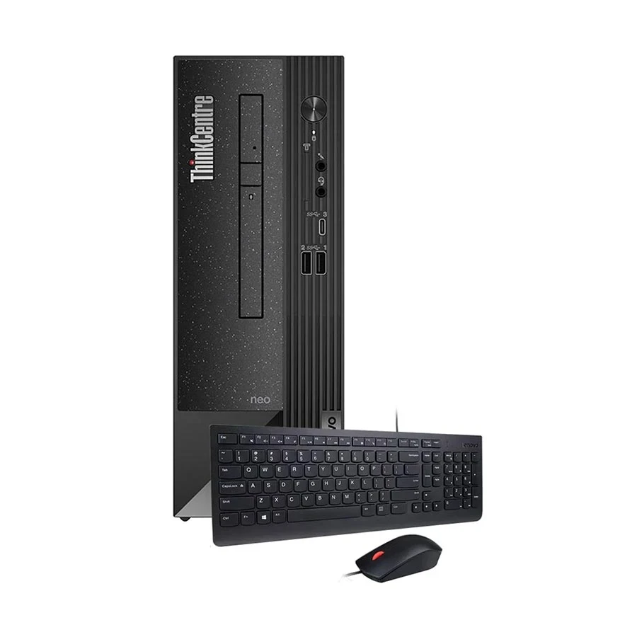 Lenovo ThinkCentre Neo 50s SFF 12th Gen Intel Core i3 12100 8GB RAM, 1TB HDD Black Small Tower Brand PC
