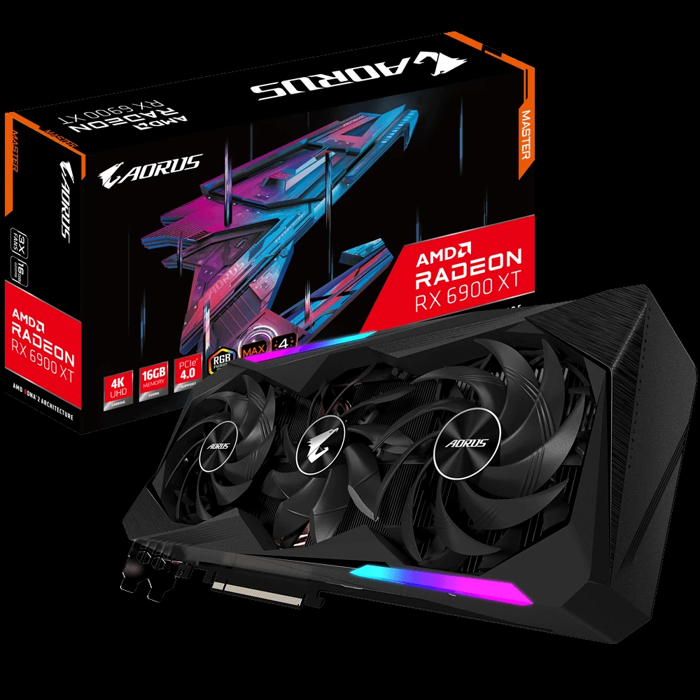 Gigabyte AORUS Radeon RX 6900 XT MASTER 16G 16GB GDDR6 Graphics Card