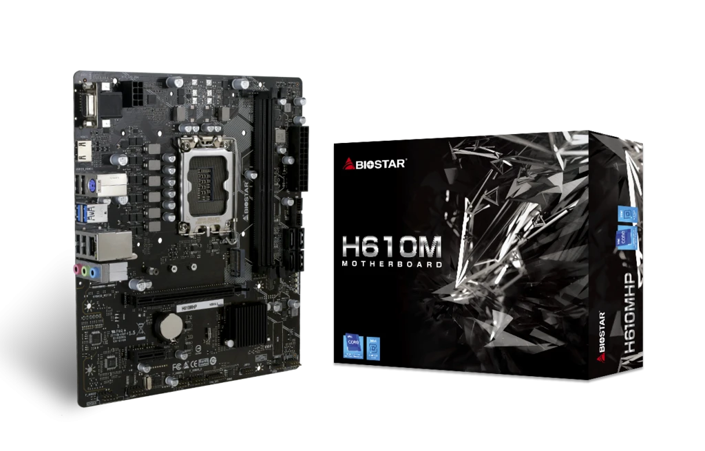 Biostar H610MS DDR4 12th/13th/14th Gen LGA1700 Socket Motherboard