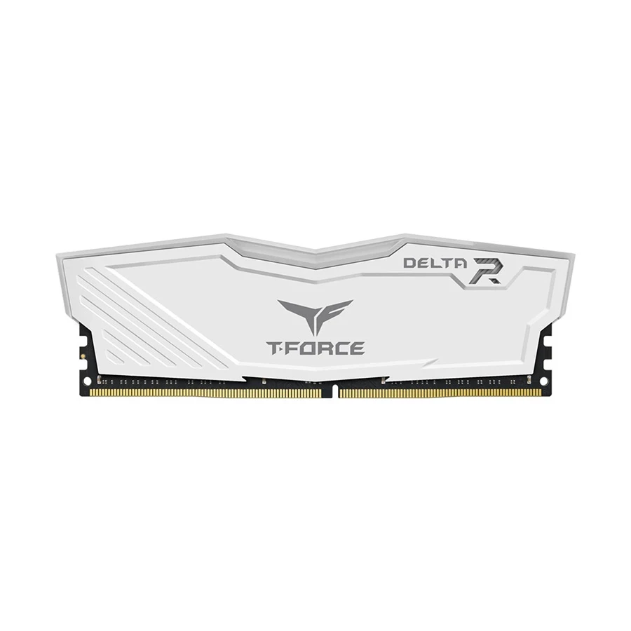 Team Delta RGB 16GB DDR5 6000MHz White Heatsink Gaming Desktop RAM #FF4D516G6000HC38A01