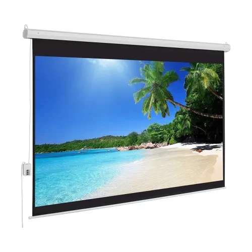 Dopah 60 Inch x 60 Inch Electric Wall Projector Screen