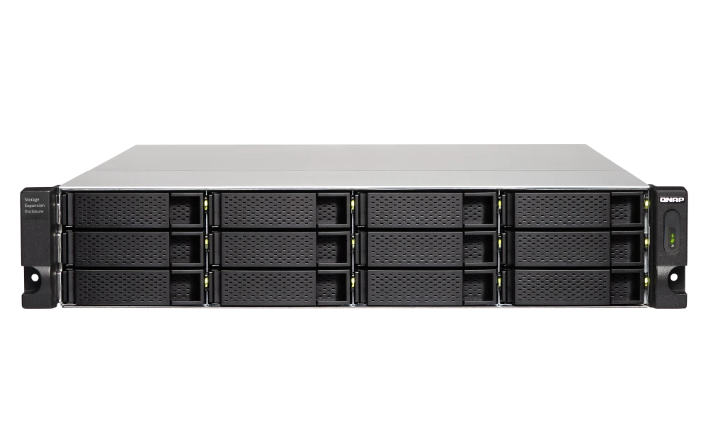 QNAP TL-R1200C-RP 12 Bays Type-C USB / SATA III Expansion Unit for Network Storage (3 Year Warranty)