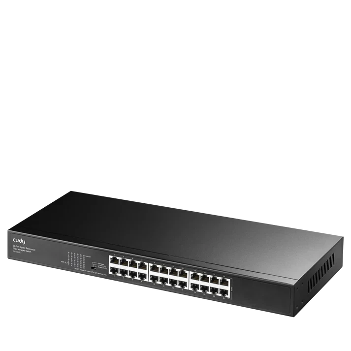 Cudy GS1024E 1.0 24 Port (24-Port 10100100Mbps Ethernet) Managed Network Switch