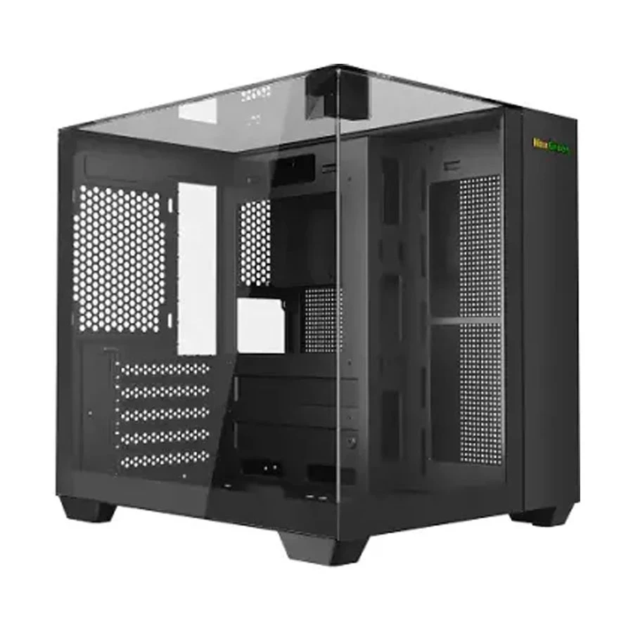 MaxGreen S275-33 Mid Tower Black Micro-ATX Gaming Desktop Casing