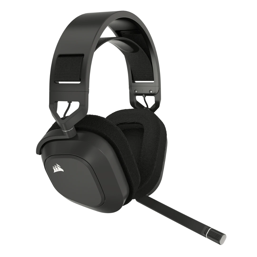 Corsair HS80 Max RGB Wireless (Dual Mode) Steel Gray Gaming Headphone #CA-9011295-CN