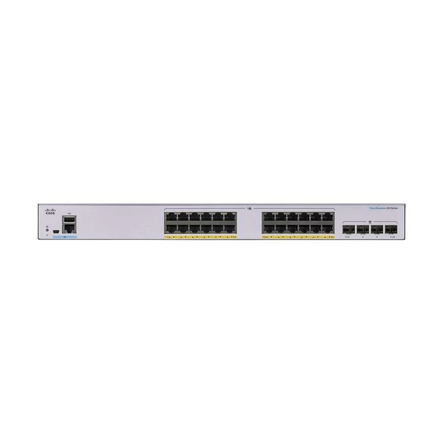 Cisco Catalyst 1000 Series C1000-24T-4X-L 28-Port (24 Port 101001000 Ethernet & 4 Port 10G SFP+ Uplinks) Managed Network Switch