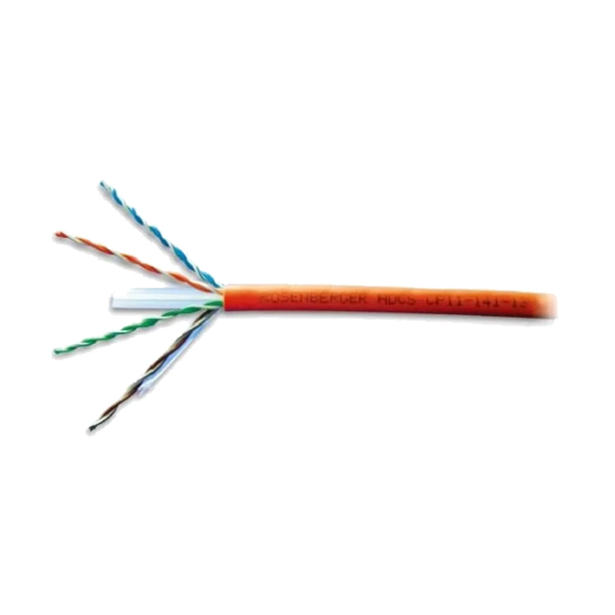 Rosenberger Cat-6 305 Meter Orange Network Cable #CP11-141-12-OR (23AWG)