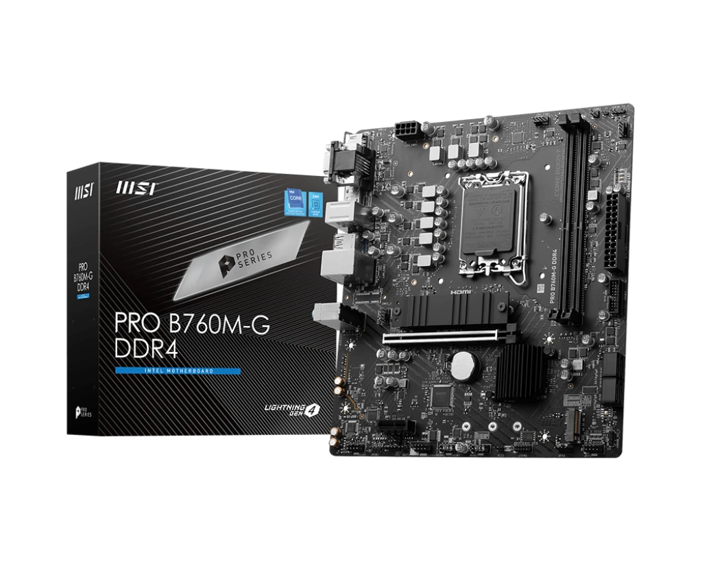 MSI PRO B760M-G DDR4 Intel Motherboard