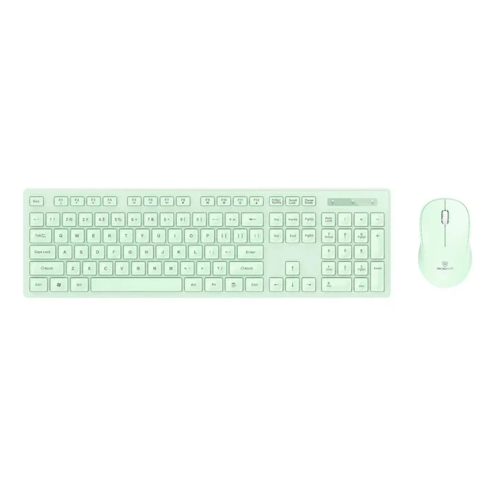 Micropack KM-237W Green Wireless Keyboard & Mouse Combo