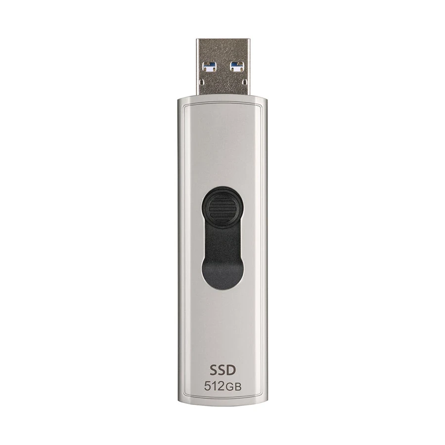 Transcend ESD320A 512GB USB 3.2 Gen 2 Type-A Soft Gray Portable External SSD #TS512GESD320A