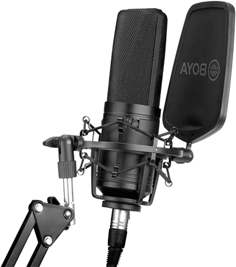Boya BY-M1000 Multi-Pattern Large Diaphragm Condenser Microphone