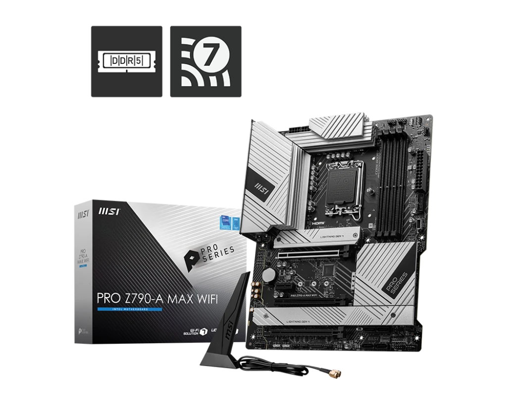 MSI PRO Z790-A MAX (Wi-Fi 7) Intel Motherboard