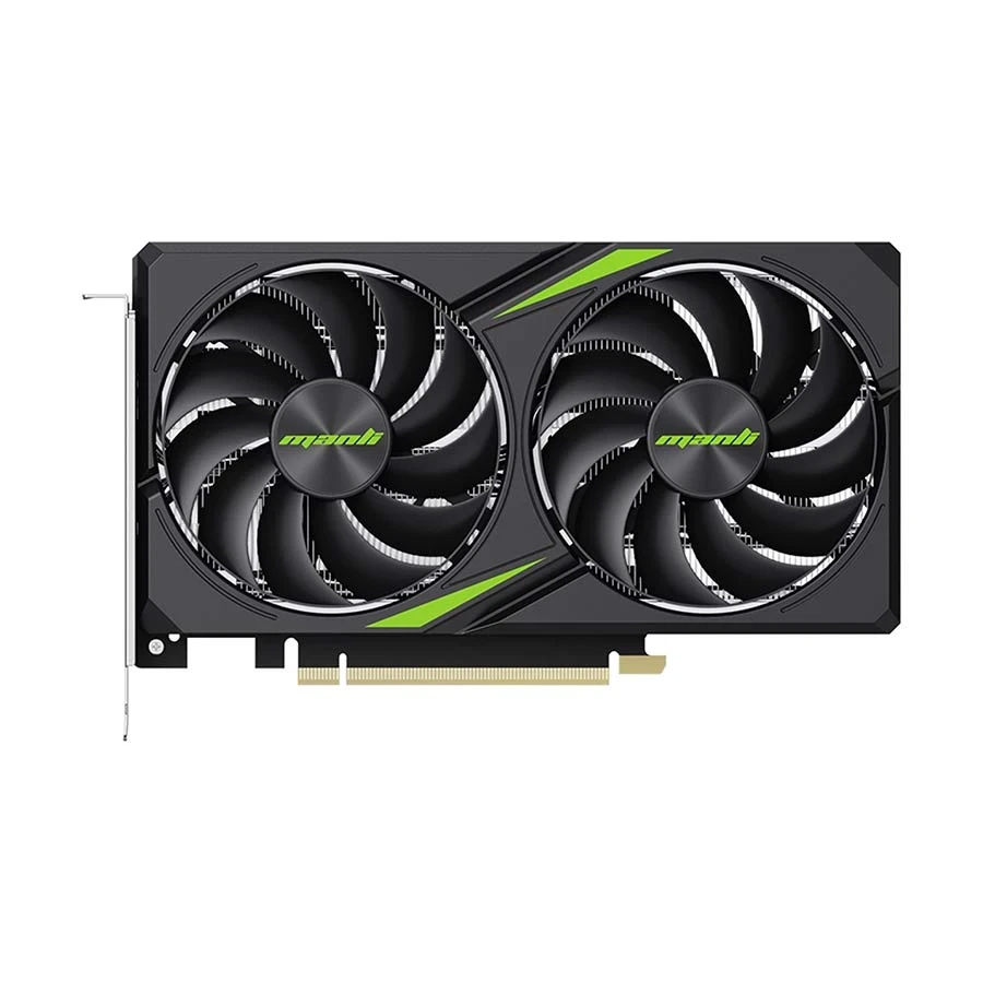 Manli Nebula GeForce RTX 5060 Twin Cooler Black 8GB GDDR7 Graphics Card #M-N506N/D78G-M2659