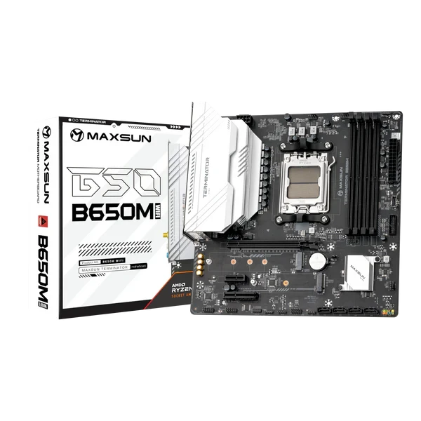 Maxsun Terminator B650M (Wi-Fi 6) DDR5 AMD Motherboard #MS-Terminator B650M WIFI6
