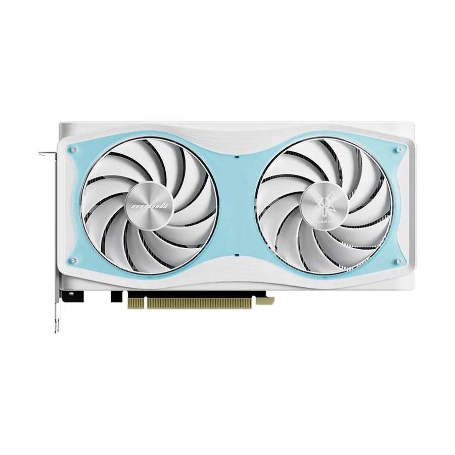 Manli Polar Fox GeForce RTX 5060 OC Twin Cooler White 8GB GDDR7 Graphics Card #M-N506PO/D78G-M2660