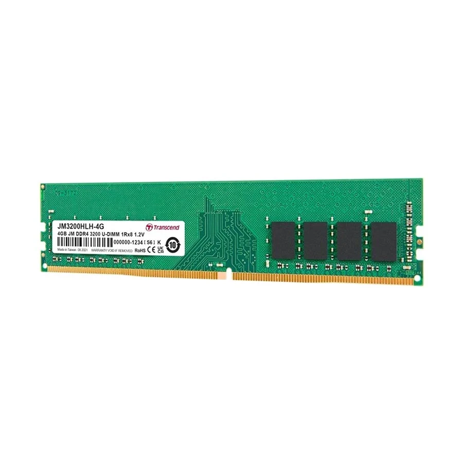 Transcend JetRAM 4GB DDR4 3200MHz U-DIMM Desktop RAM #JM3200HLH-4G