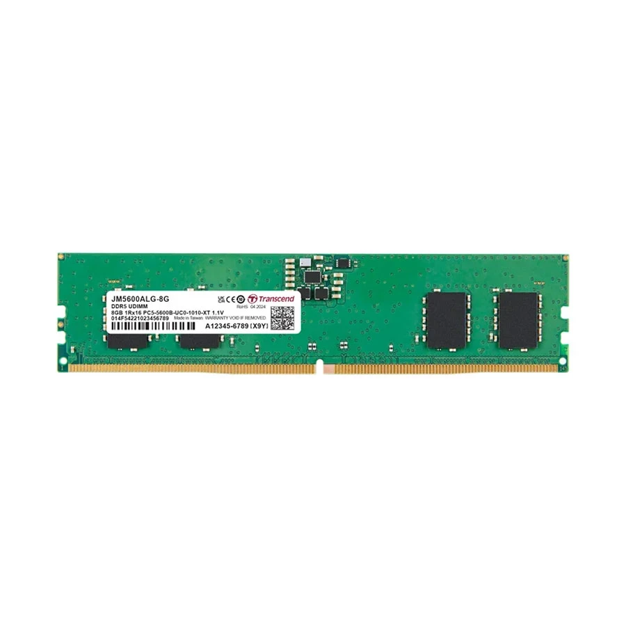 Transcend JetRAM 8GB DDR5 5600MHz U-DIMM Desktop RAM #JM5600ALG-8G