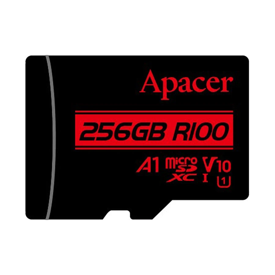 Apacer R100 SDXCSDHC UHS-I U3 V30 256GB Class 10 Memory Card with Adapter #AP256GMCSX10UB-R