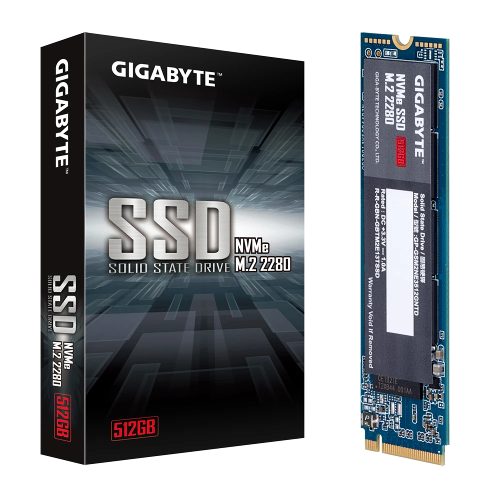 Gigabyte 512GB M.2 2280 PCIe 3.0 x4 NVMe 1.3 SSD