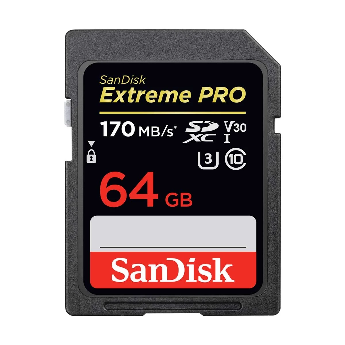 Sandisk Extreme Pro 64GB SDXC UHS-I U3 Class 10 V30 Memory Card #SDSDXXY-064G-GN4IN